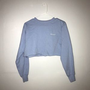 Blessed sweater crop top